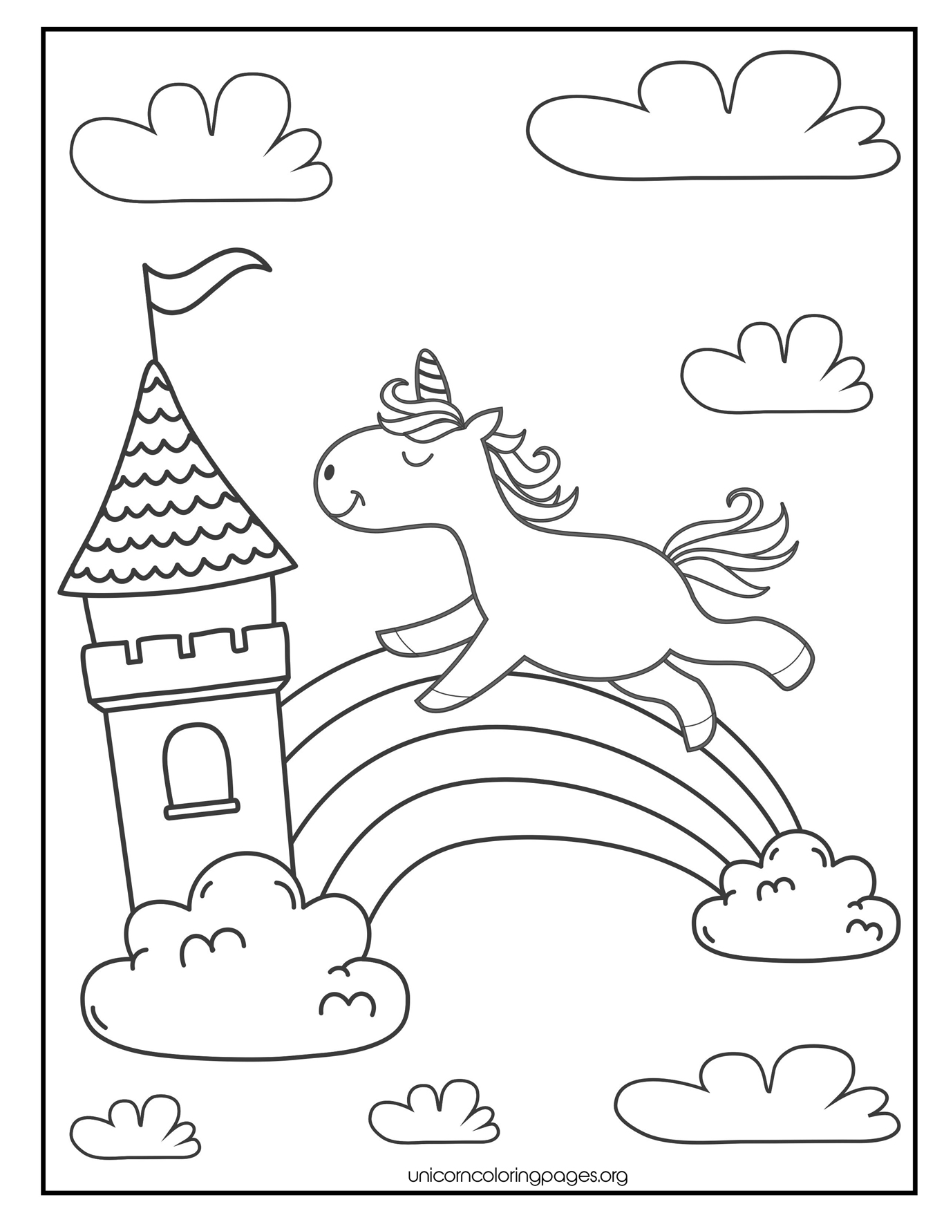 Rainbow Coloring Pages: 100+ Over the Rainbow for a Colorful Experience 189