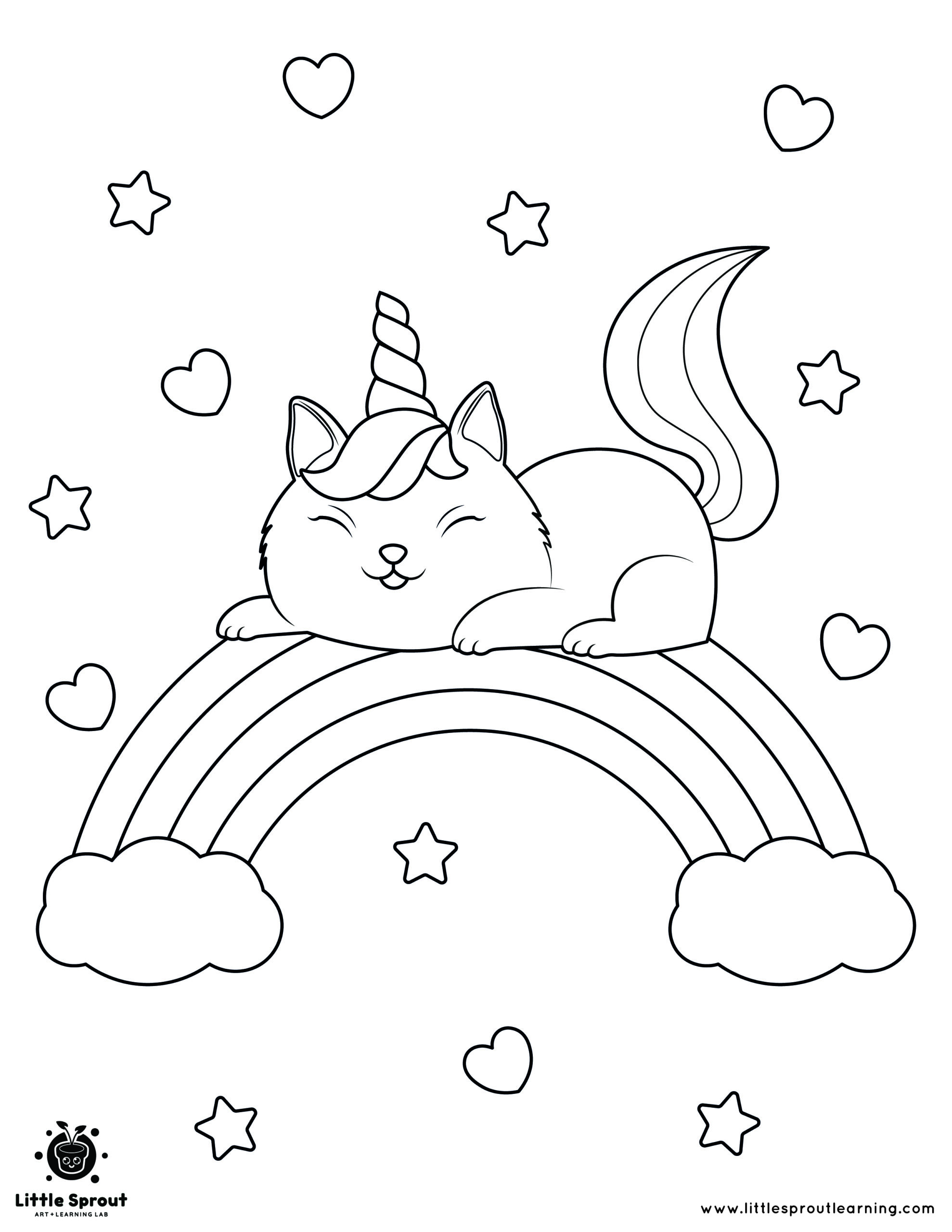 Rainbow Coloring Pages: 100+ Over the Rainbow for a Colorful Experience 192