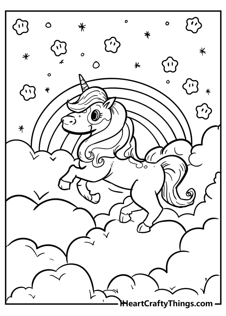 Rainbow Coloring Pages: 100+ Over the Rainbow for a Colorful Experience 44