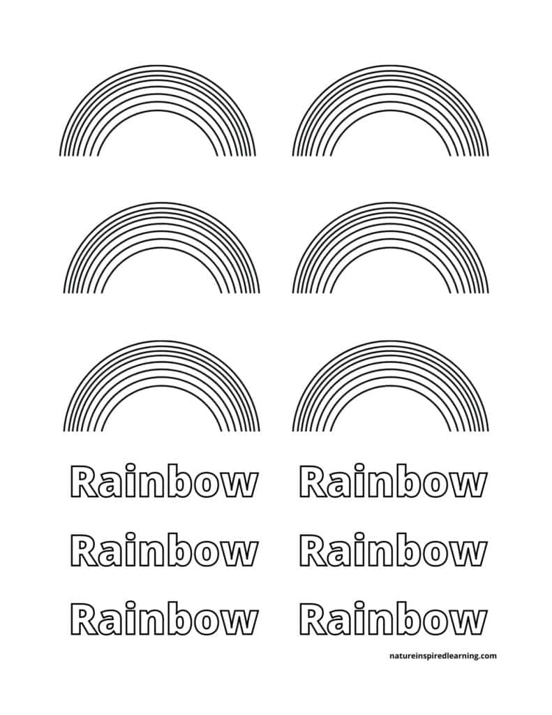 Rainbow Coloring Pages: 100+ Over the Rainbow for a Colorful Experience 52