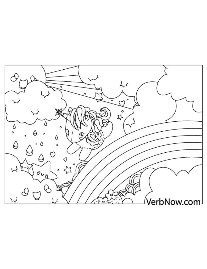 Rainbow Coloring Pages: 100+ Over the Rainbow for a Colorful Experience 58