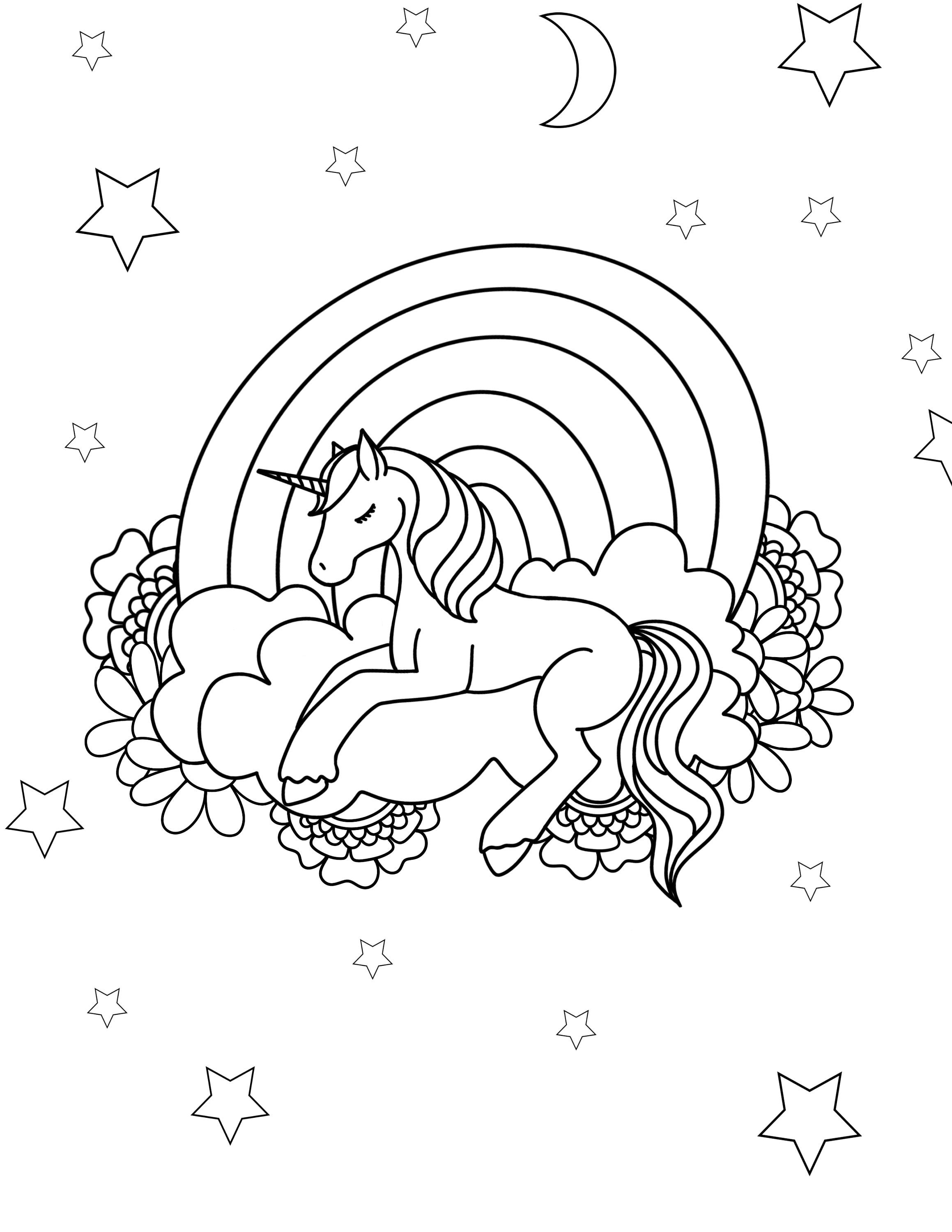 Rainbow Coloring Pages: 100+ Over the Rainbow for a Colorful Experience 64