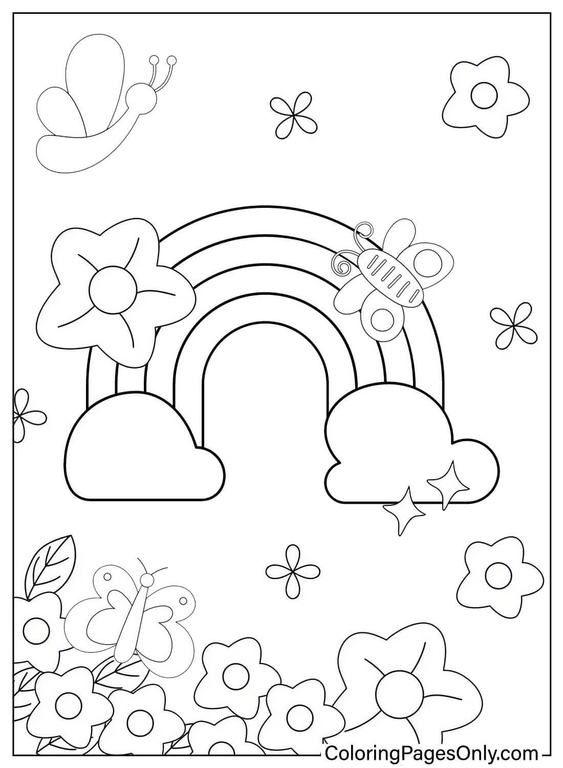 Rainbow Coloring Pages: 100+ Over the Rainbow for a Colorful Experience 65