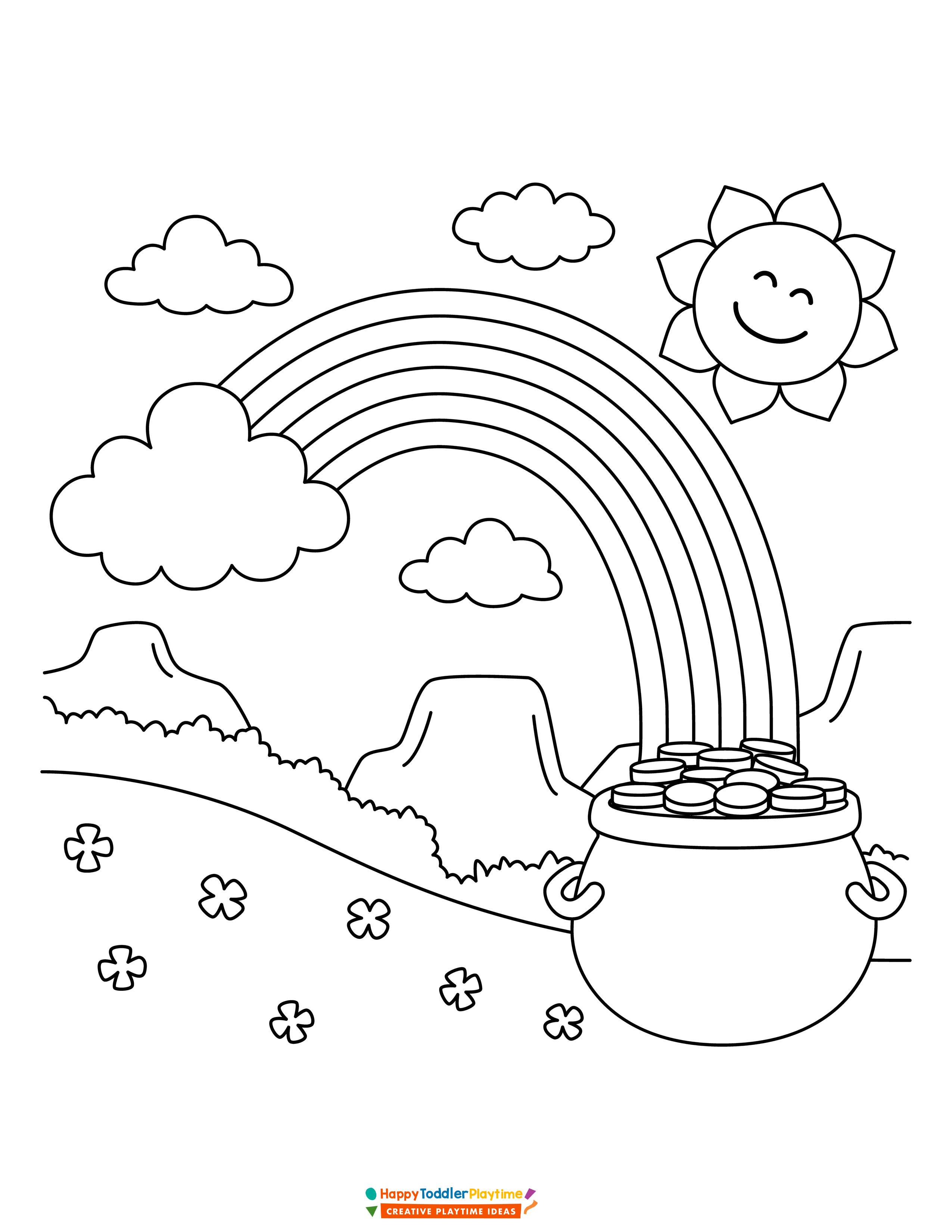 Rainbow Coloring Pages: 100+ Over the Rainbow for a Colorful Experience 67