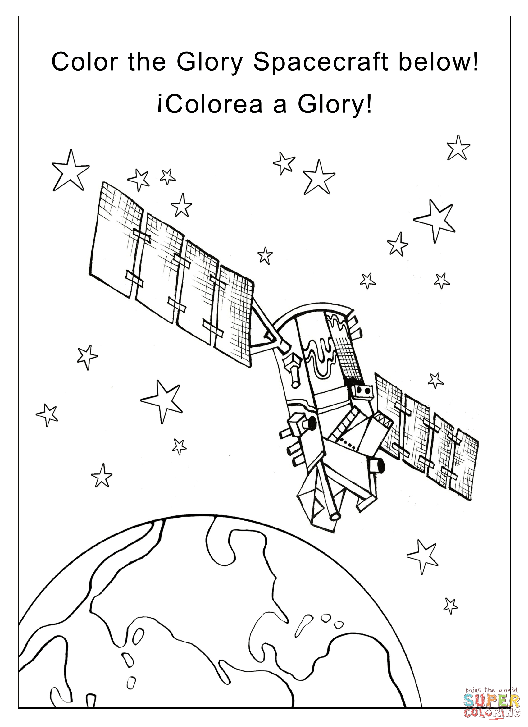 Space Coloring Pages Free Printable | Spring Fall 10