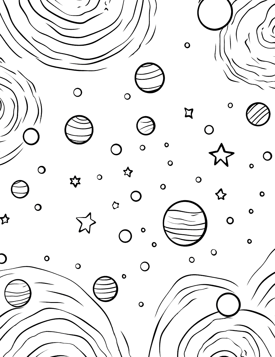 Space Coloring Pages Free Printable | Spring Fall 12