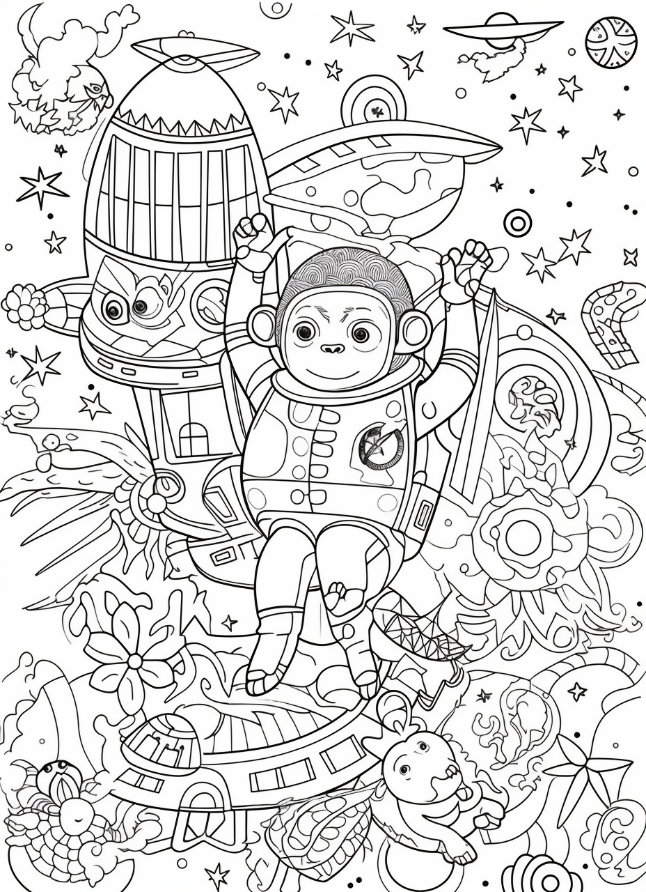 Space Coloring Pages Free Printable | Spring Fall 191