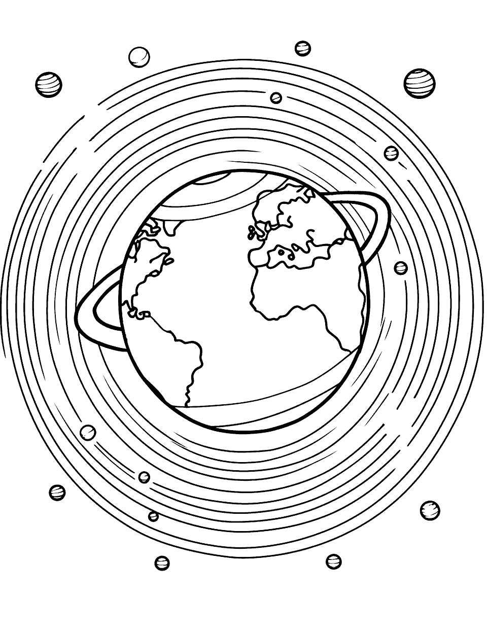 Space Coloring Pages Free Printable | Spring Fall 194