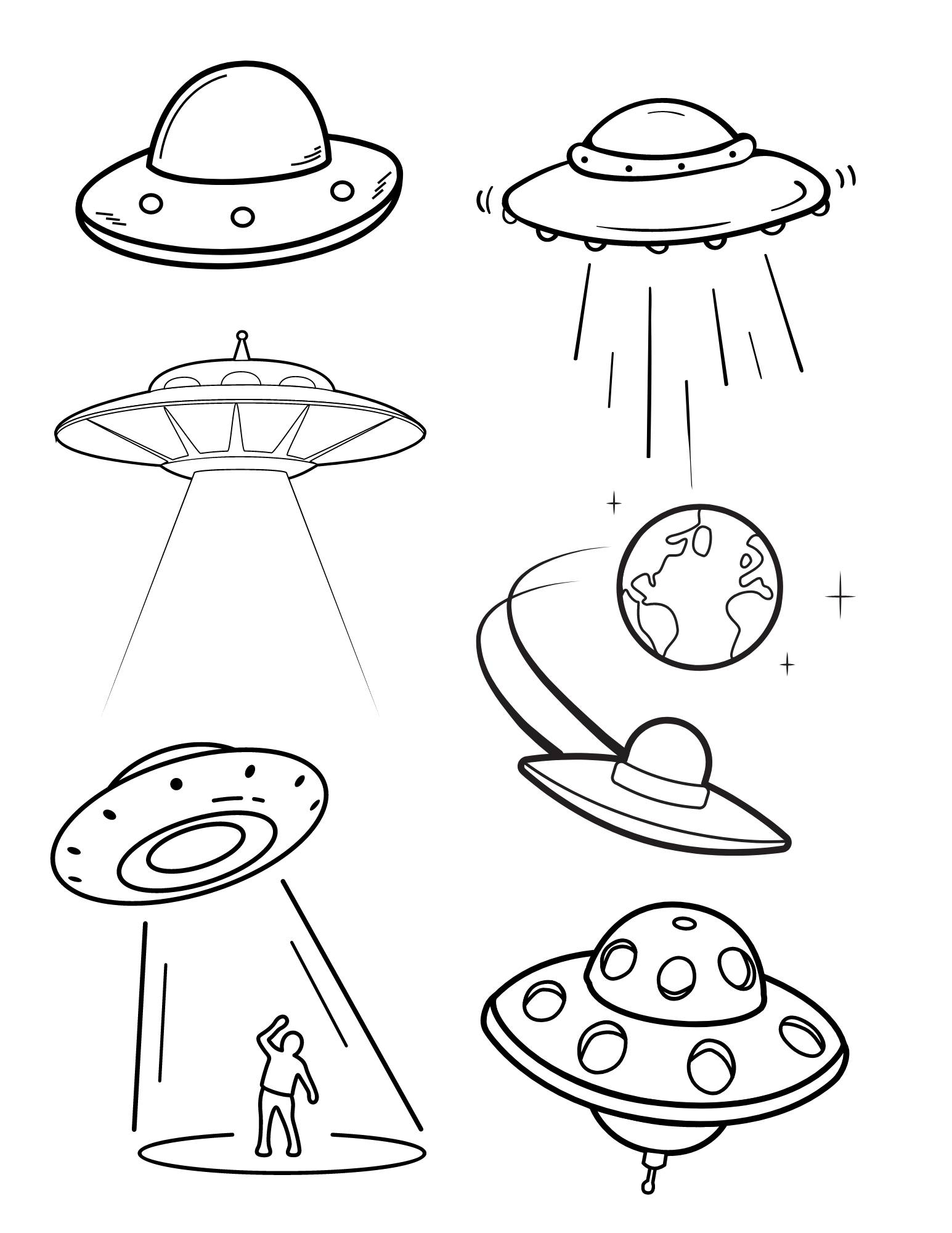 Space Coloring Pages Free Printable | Spring Fall 34