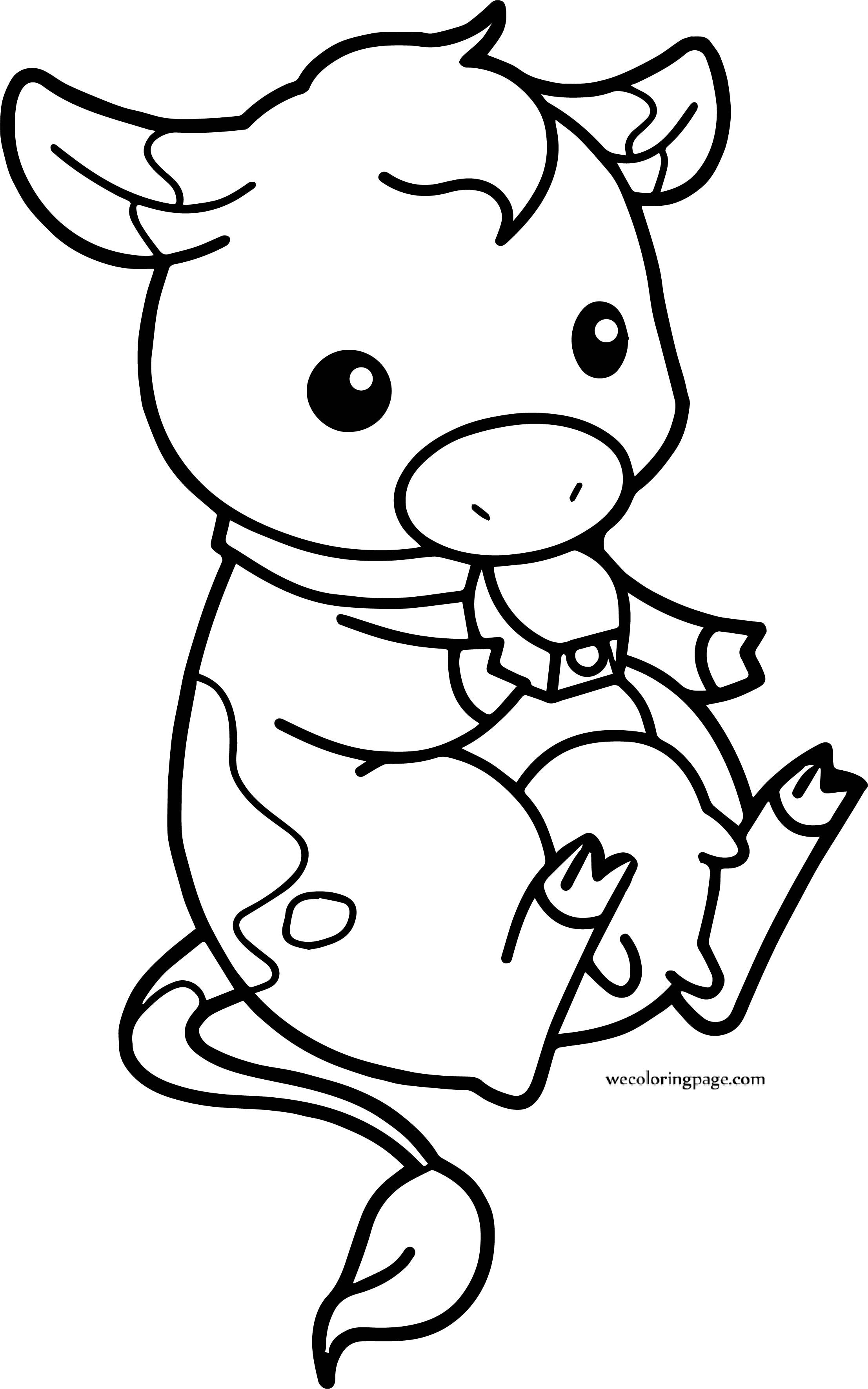 110+ Cow Coloring Pages 106