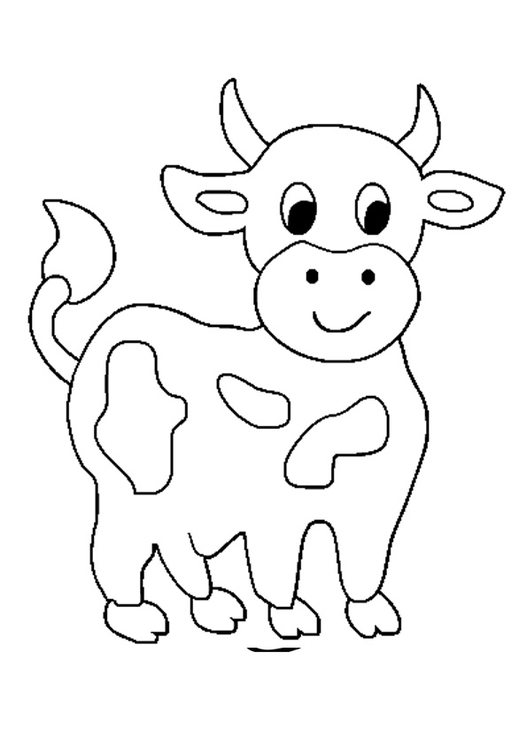 110+ Cow Coloring Pages 110