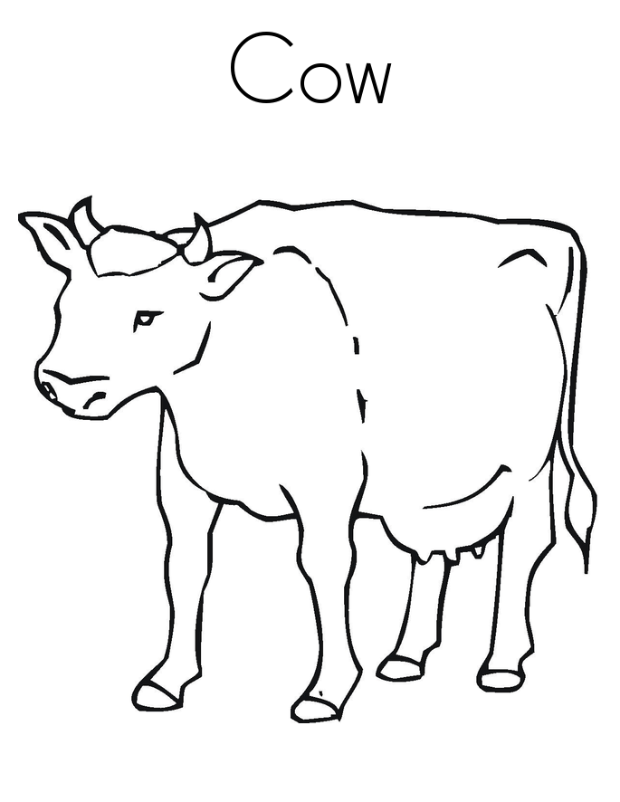 110+ Cow Coloring Pages 118