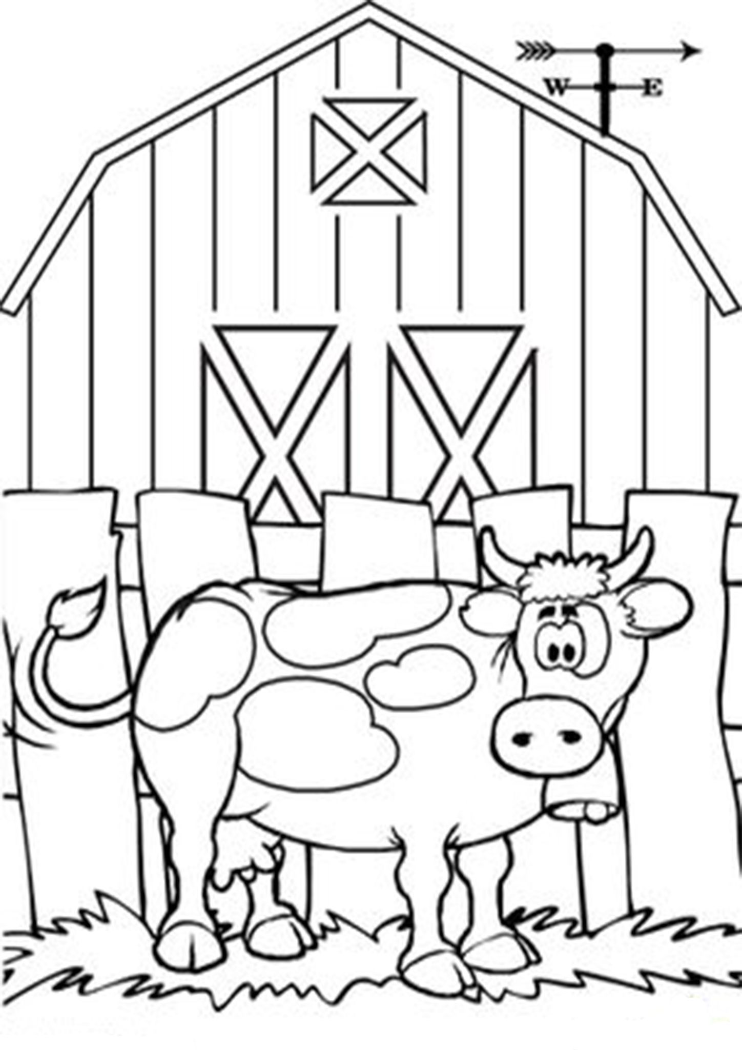 110+ Cow Coloring Pages 120