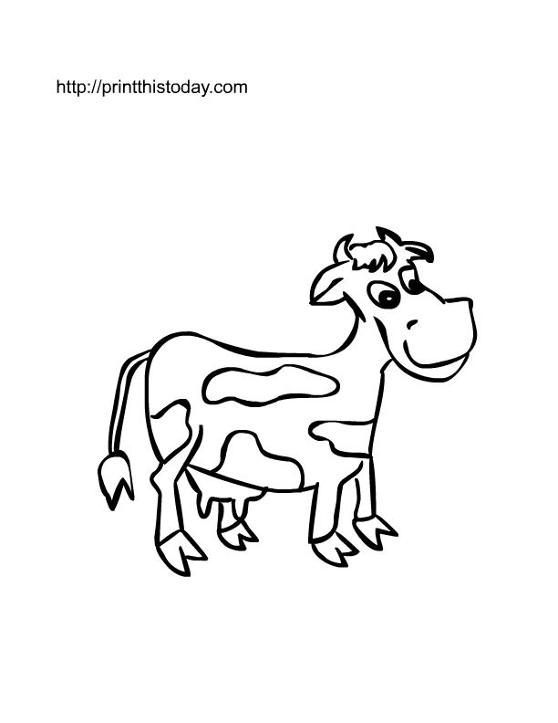 110+ Cow Coloring Pages 138