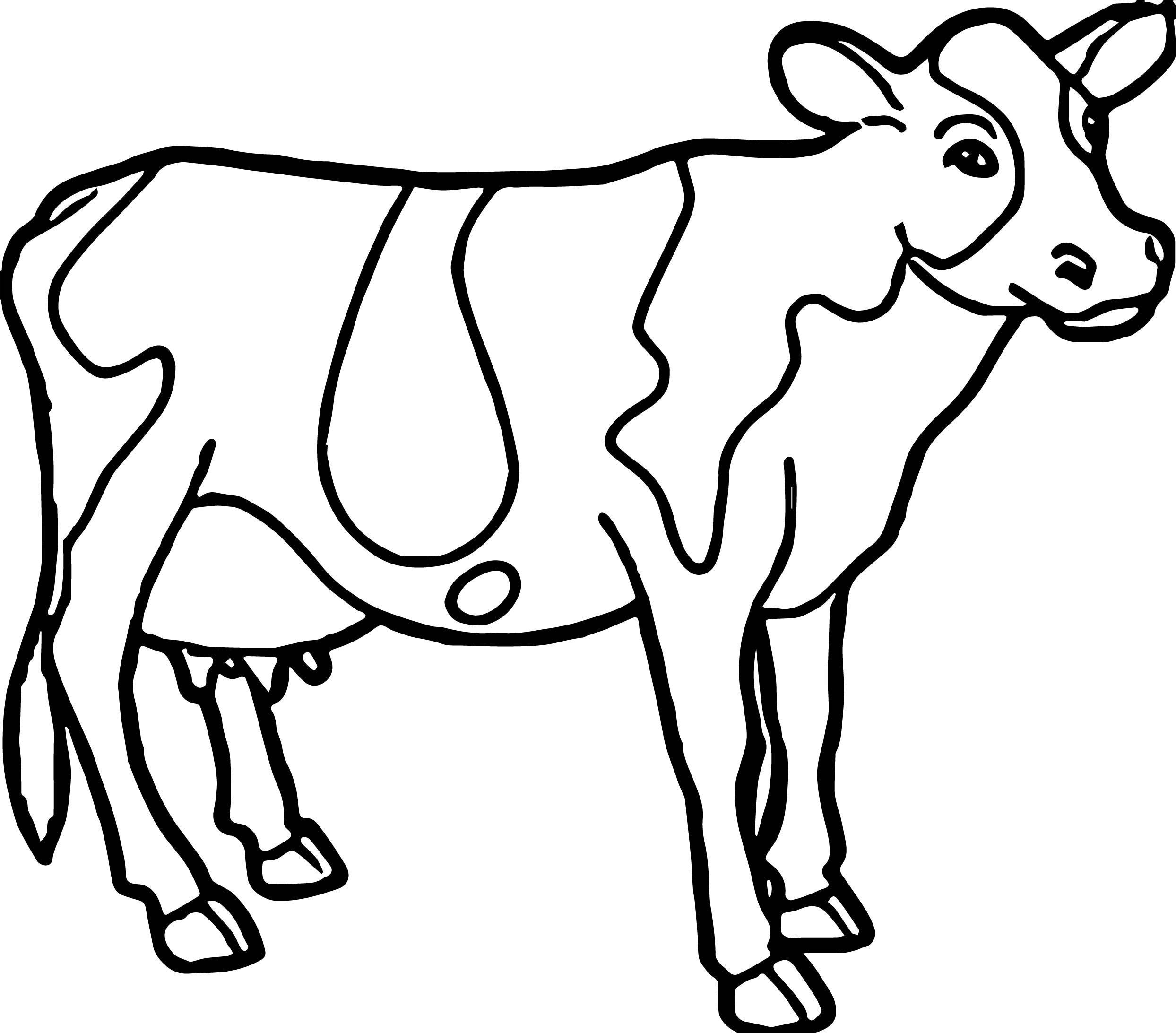 110+ Cow Coloring Pages 140