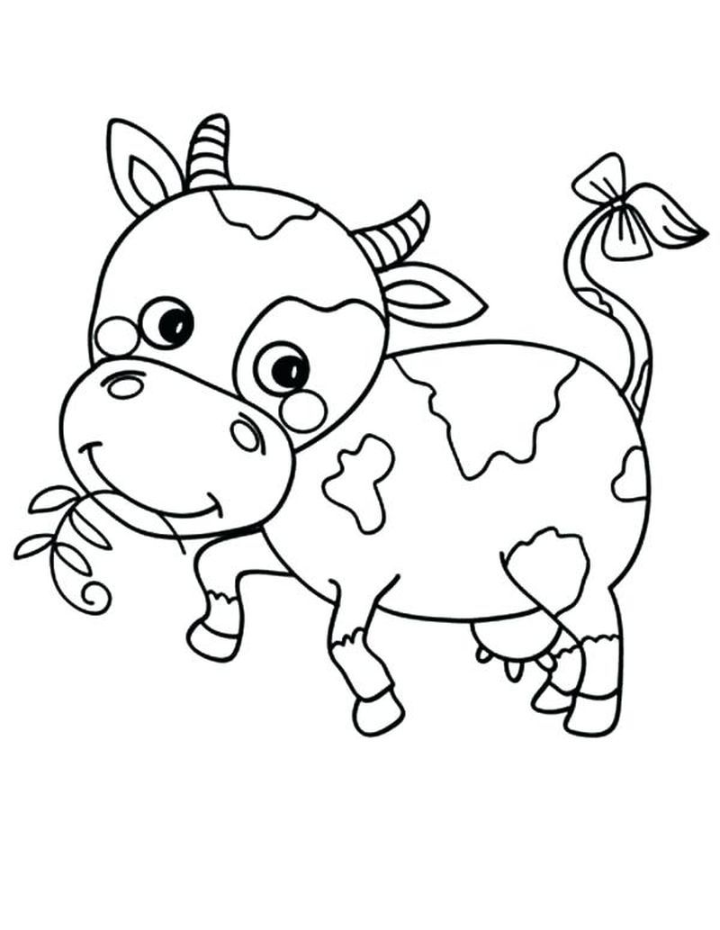 110+ Cow Coloring Pages 63