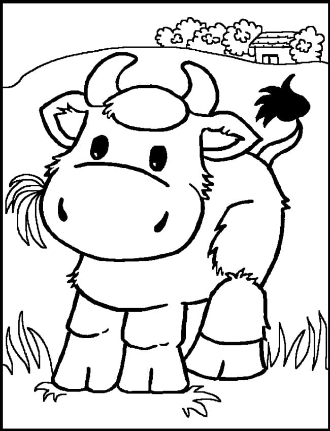 110+ Cow Coloring Pages 70