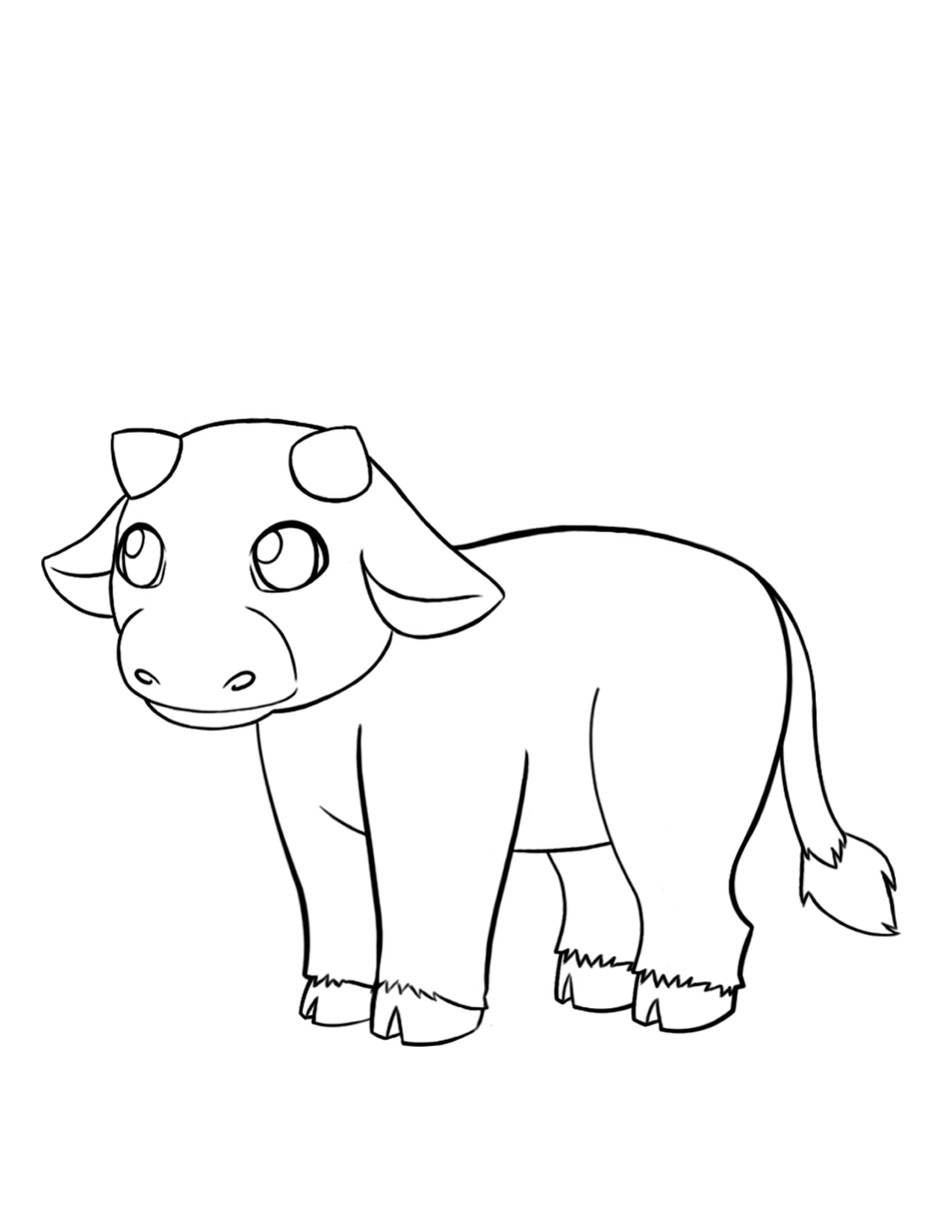 110+ Cow Coloring Pages 85