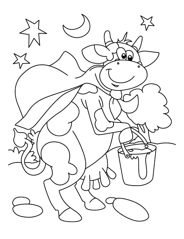 110+ Cow Coloring Pages 87