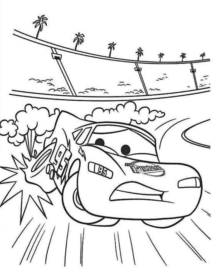 111+ Lightning McQueen Coloring Pages 104