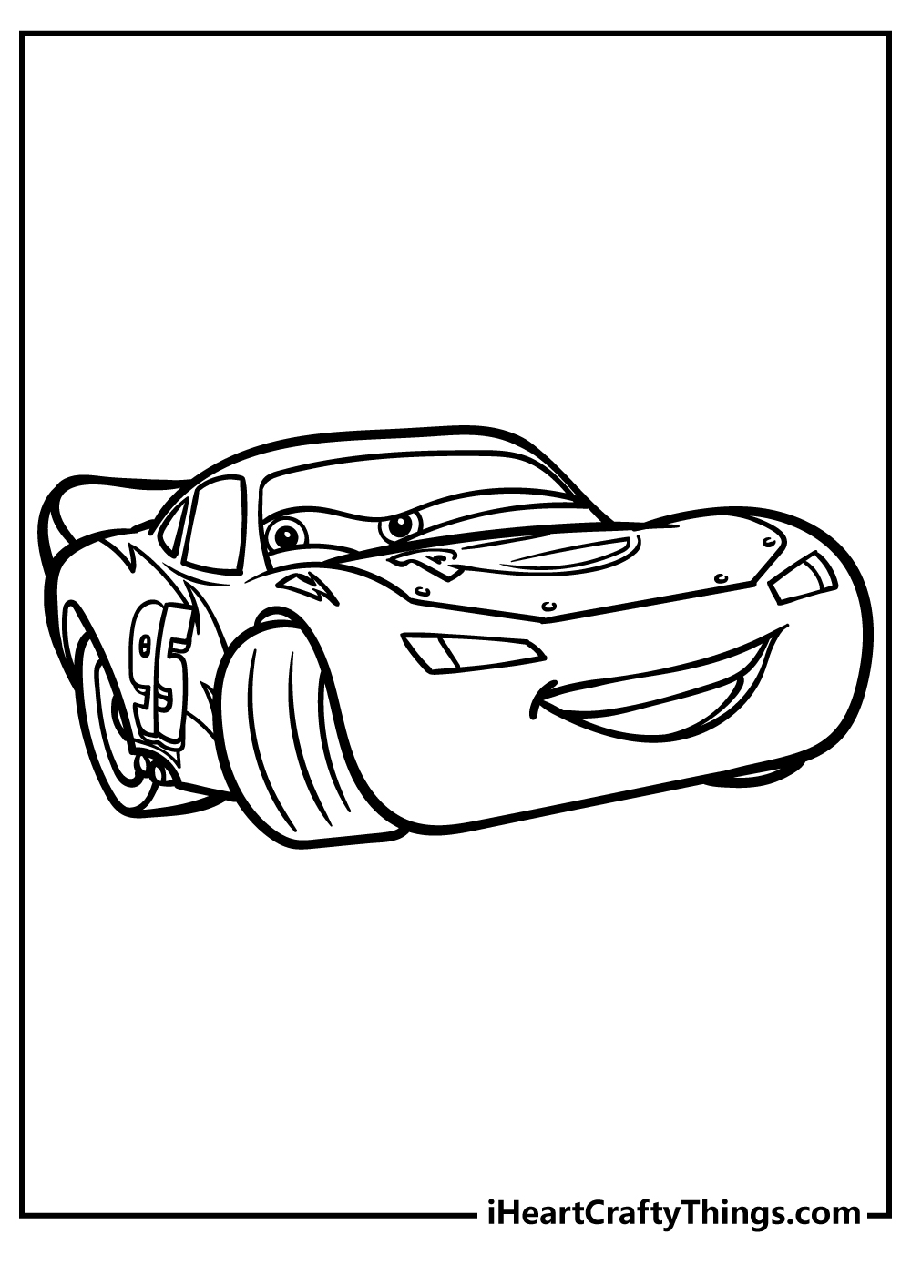 111+ Lightning McQueen Coloring Pages 11