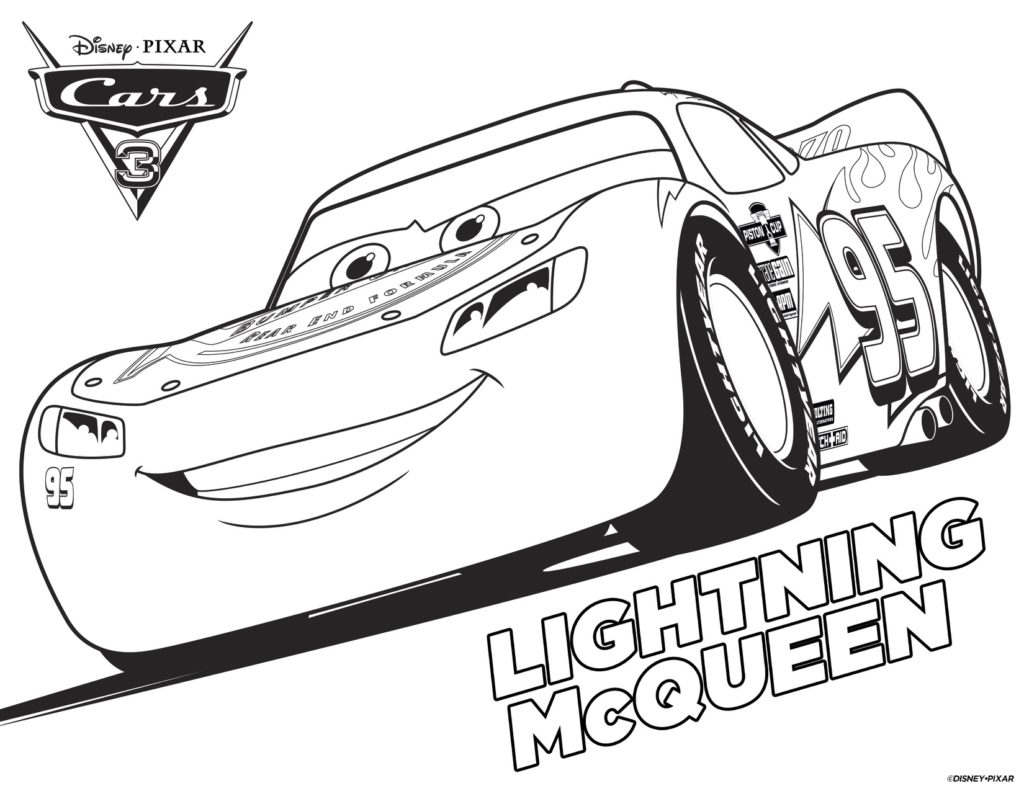 111+ Lightning McQueen Coloring Pages 110