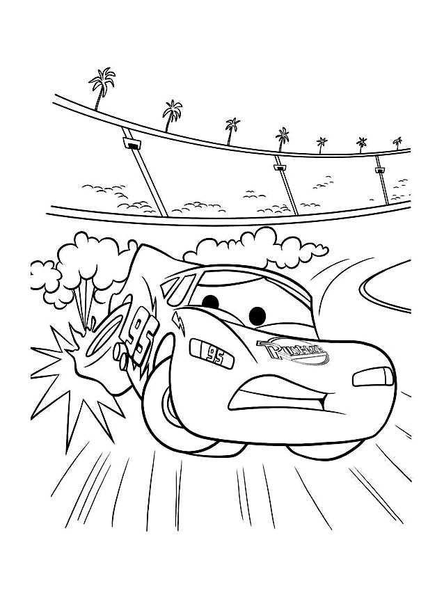 111+ Lightning McQueen Coloring Pages 59