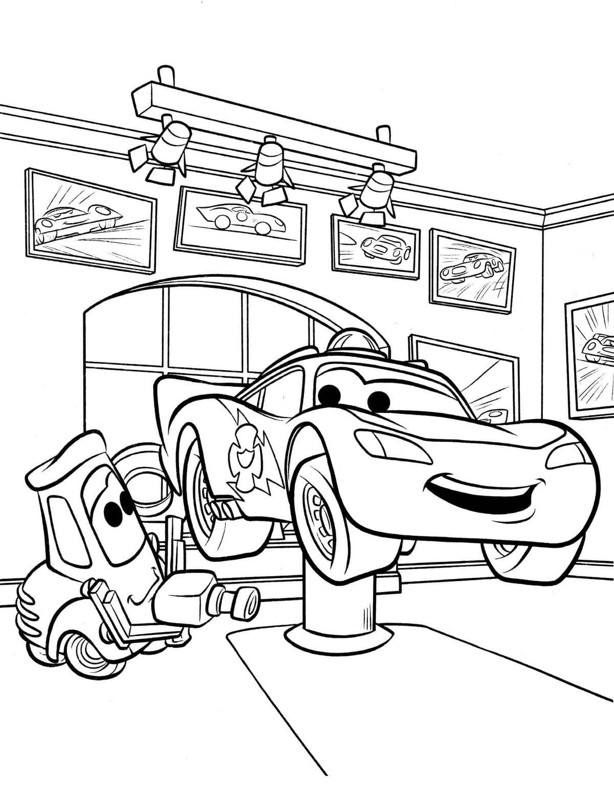 111+ Lightning McQueen Coloring Pages 7