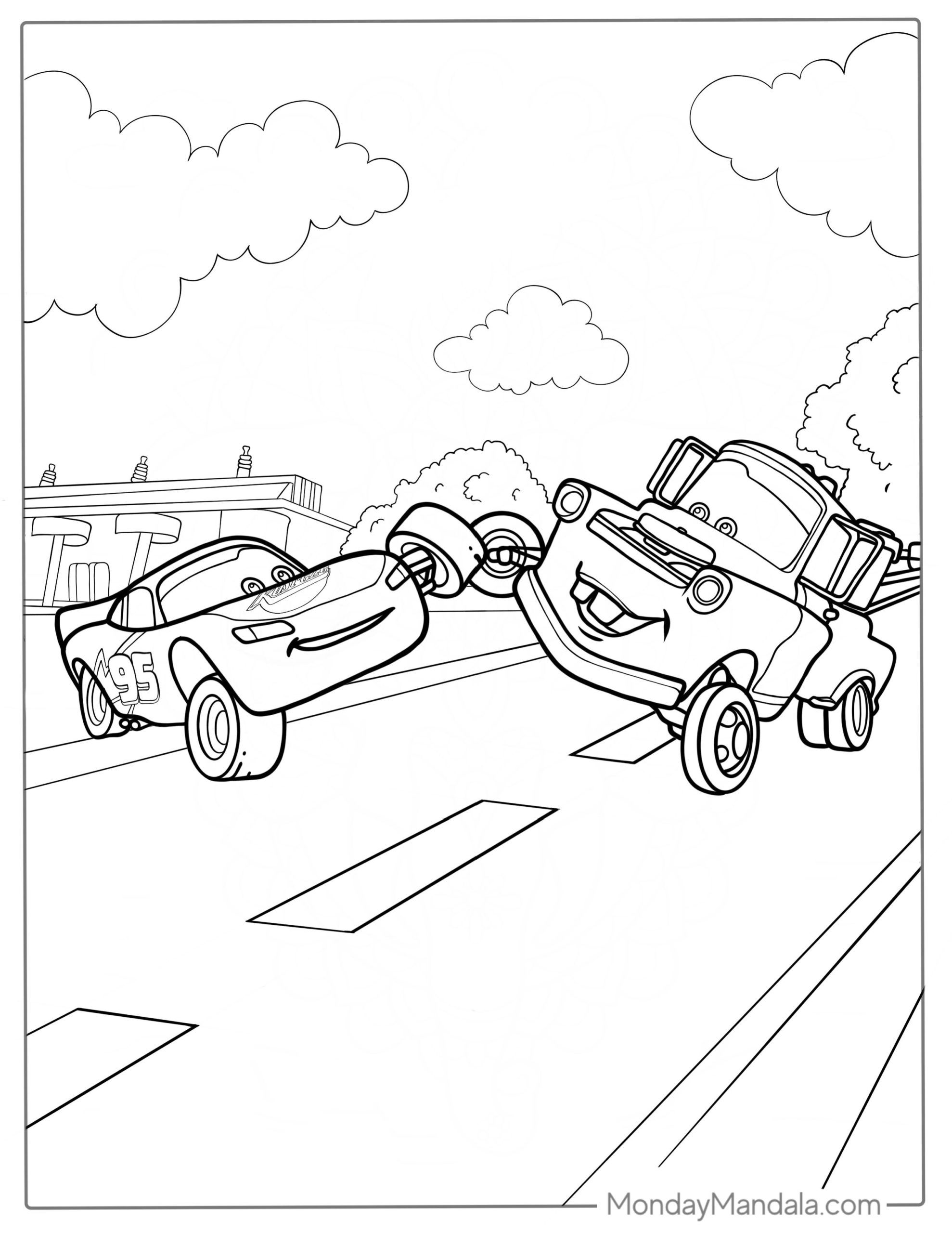 111+ Lightning McQueen Coloring Pages 99