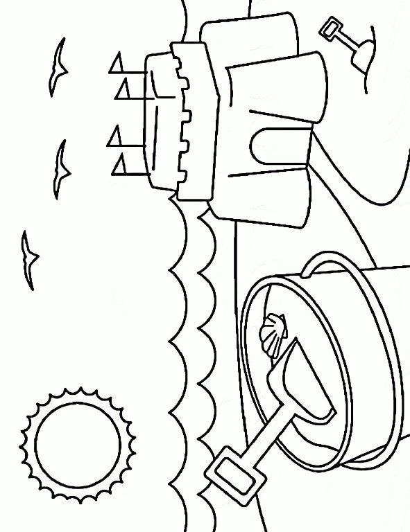 120+ Beach Coloring Pages 66