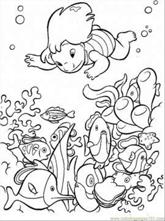 120+ Beach Coloring Pages 67