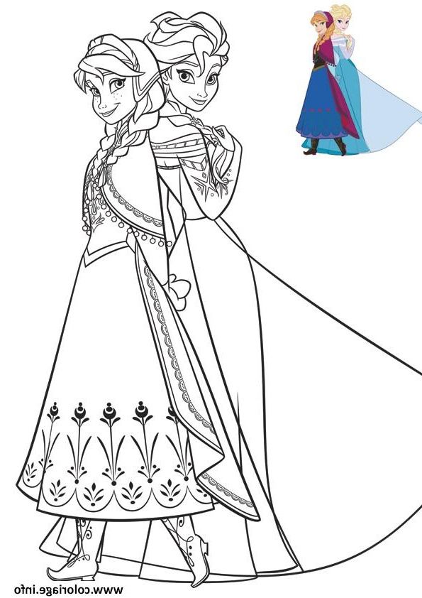 140+ Anna and Elsa Coloring Pages: Frozen Coloring Magic 108