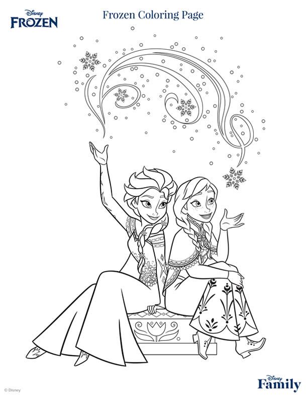 140+ Anna and Elsa Coloring Pages: Frozen Coloring Magic 120