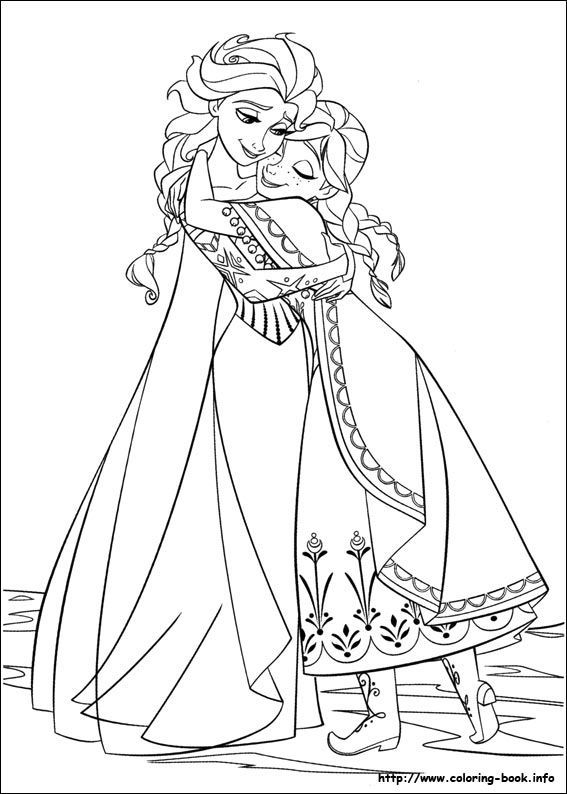 140+ Anna and Elsa Coloring Pages: Frozen Coloring Magic 122