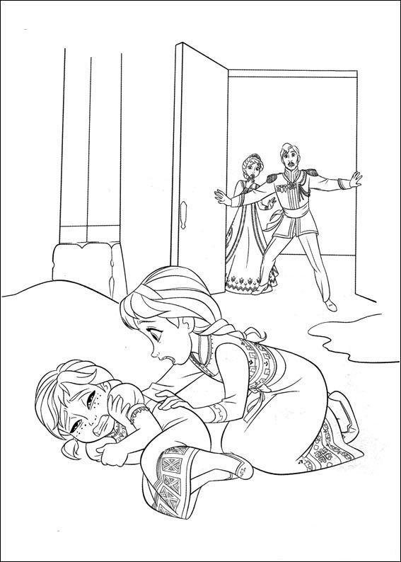 140+ Anna and Elsa Coloring Pages: Frozen Coloring Magic 123