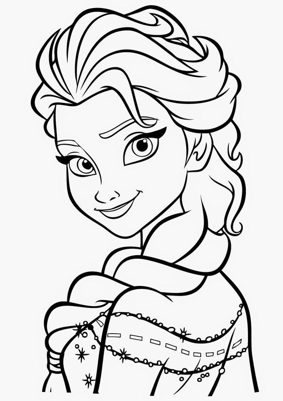 140+ Anna and Elsa Coloring Pages: Frozen Coloring Magic 124