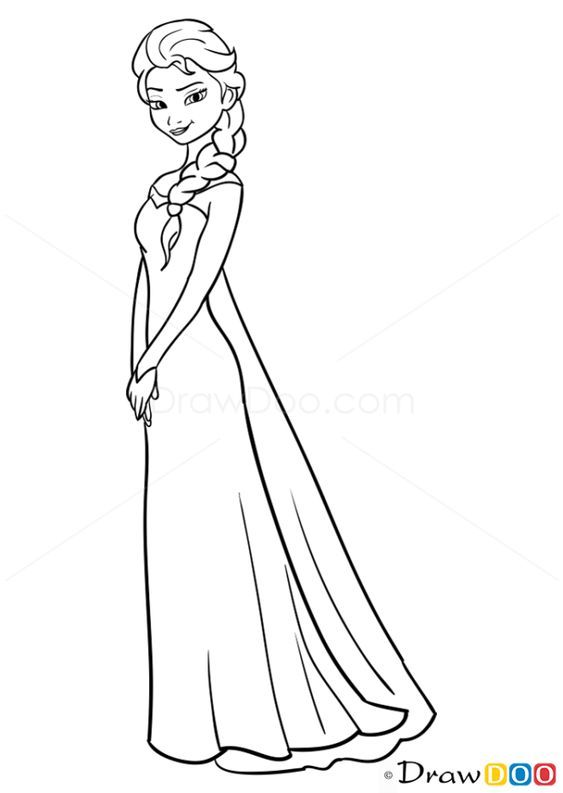 140+ Anna and Elsa Coloring Pages: Frozen Coloring Magic 127