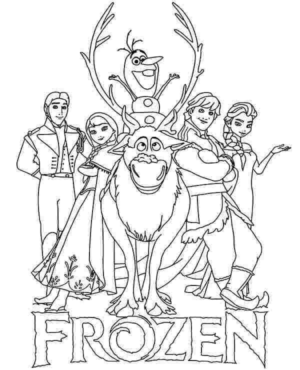 140+ Anna and Elsa Coloring Pages: Frozen Coloring Magic 128