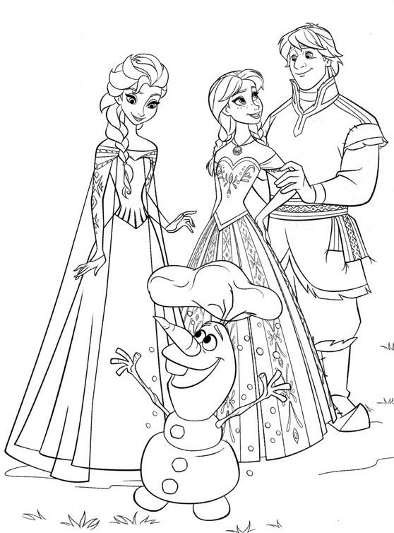 140+ Anna and Elsa Coloring Pages: Frozen Coloring Magic 129