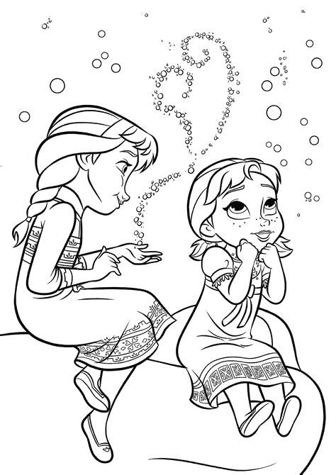 140+ Anna and Elsa Coloring Pages: Frozen Coloring Magic 131