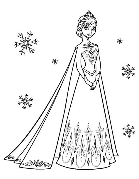 140+ Anna and Elsa Coloring Pages: Frozen Coloring Magic 133