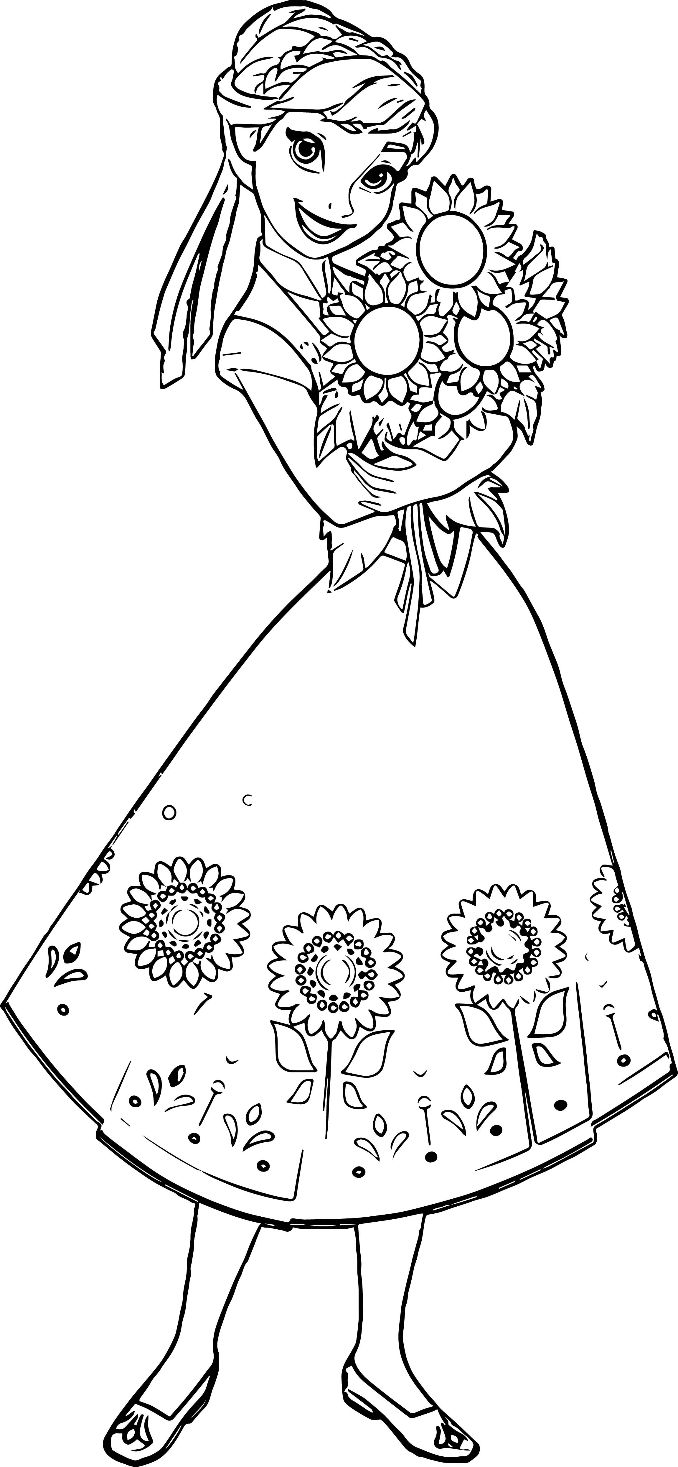 140+ Anna and Elsa Coloring Pages: Frozen Coloring Magic 3