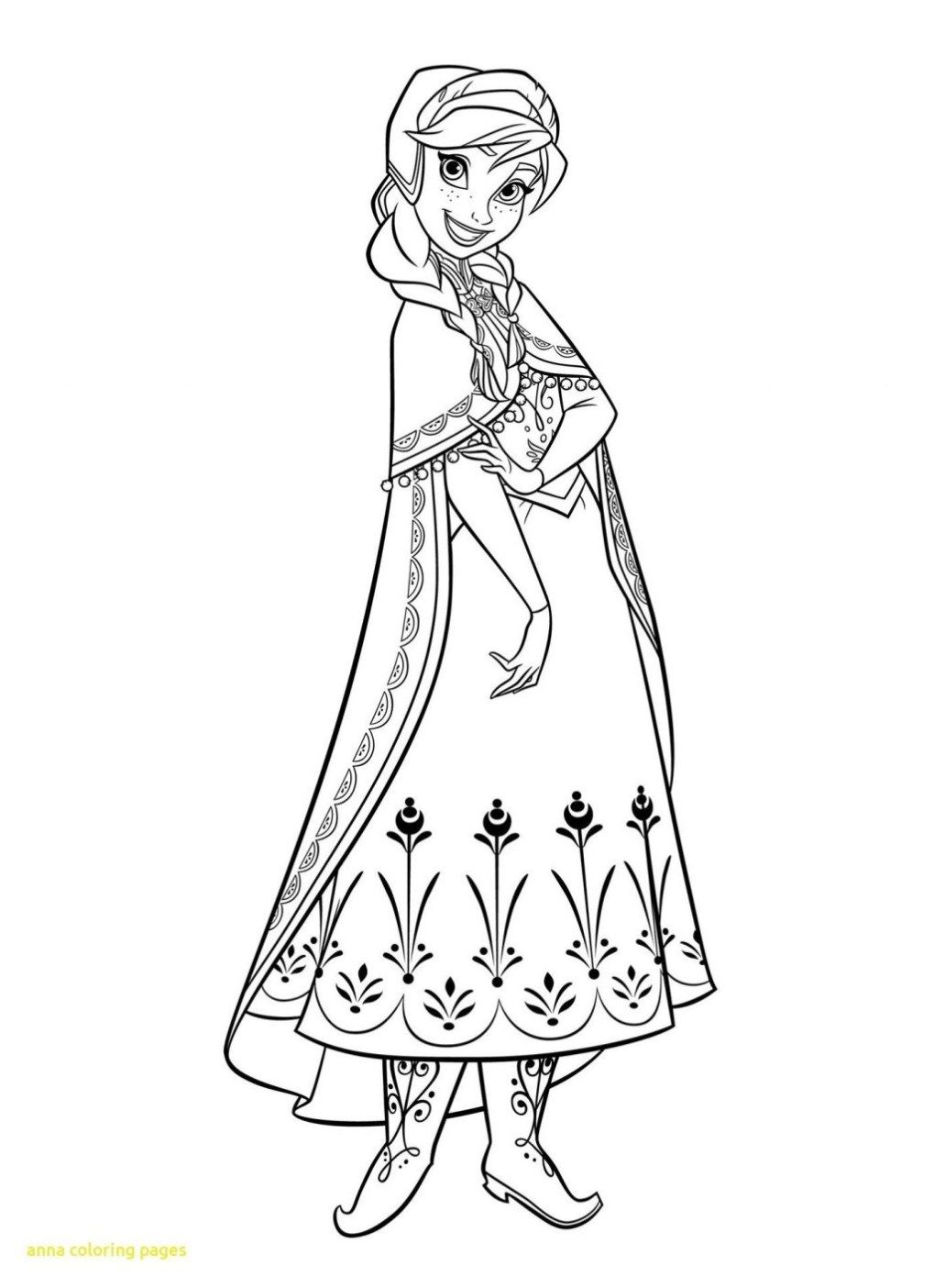 140+ Anna and Elsa Coloring Pages: Frozen Coloring Magic 33