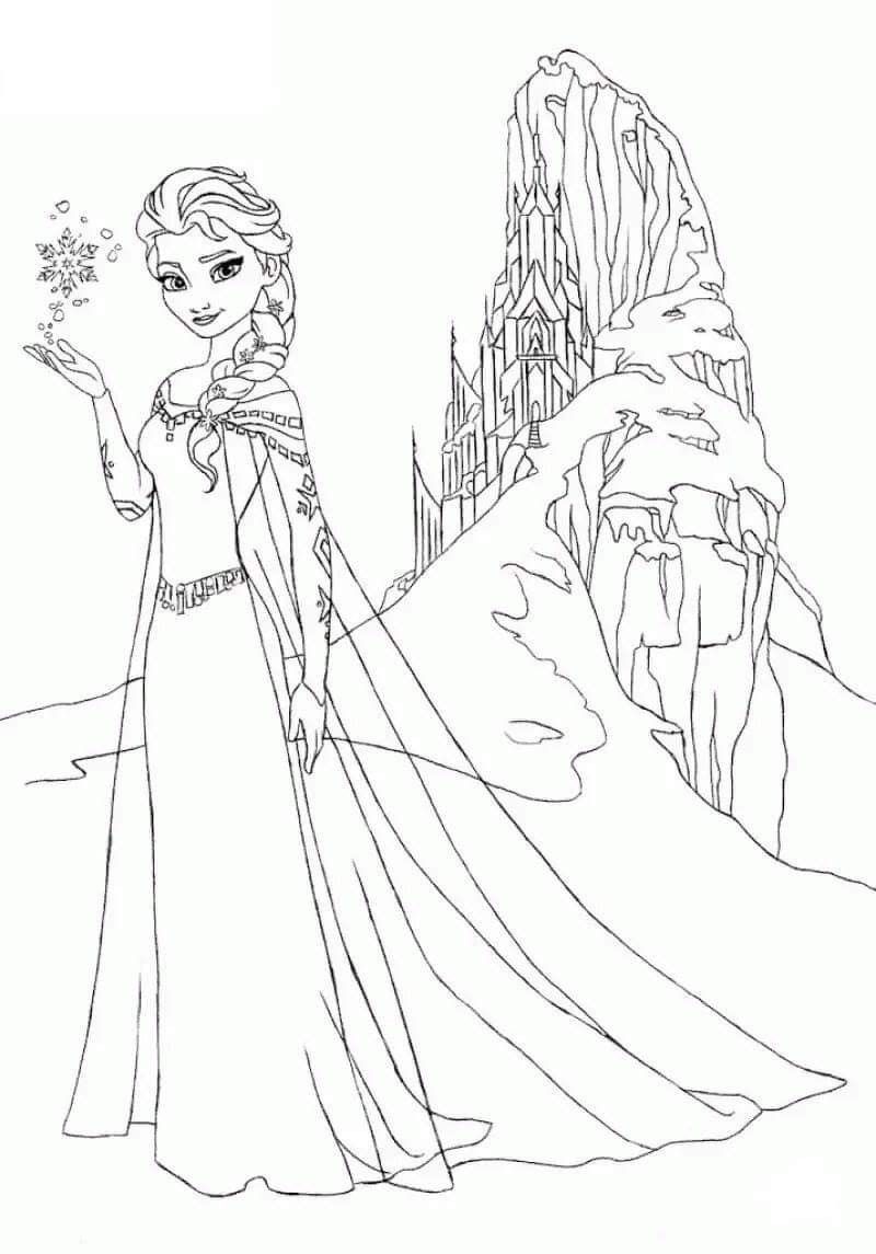 140+ Anna and Elsa Coloring Pages: Frozen Coloring Magic 55