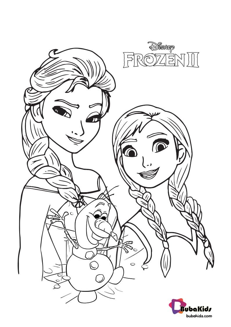 140+ Anna and Elsa Coloring Pages: Frozen Coloring Magic 56