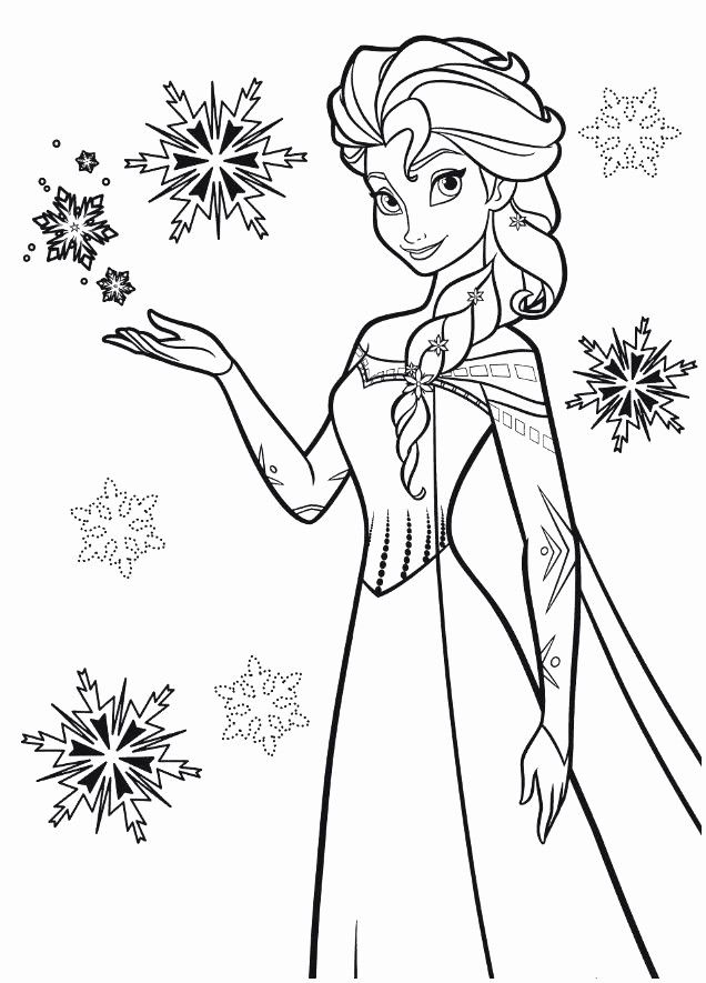 140+ Anna and Elsa Coloring Pages: Frozen Coloring Magic 98