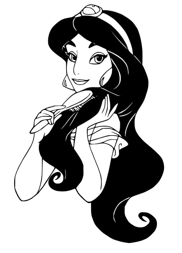 170+ Jasmine Coloring Pages 111