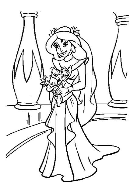 170+ Jasmine Coloring Pages 138