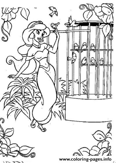 170+ Jasmine Coloring Pages 140