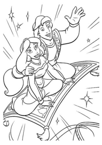 170+ Jasmine Coloring Pages 147